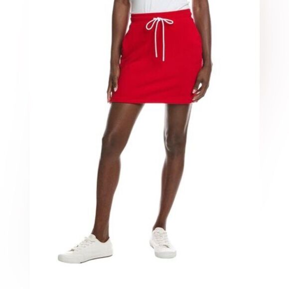 NWOT Cotton Citizen  Brooklyn Purple Mini Skirt Drawstring Waist Pockets- Size S - Picture 2 of 8